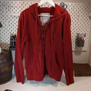 American Eagle Large Red Sweat shirt hoodie